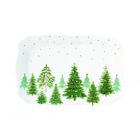 Плато 35х23см Festive Trees